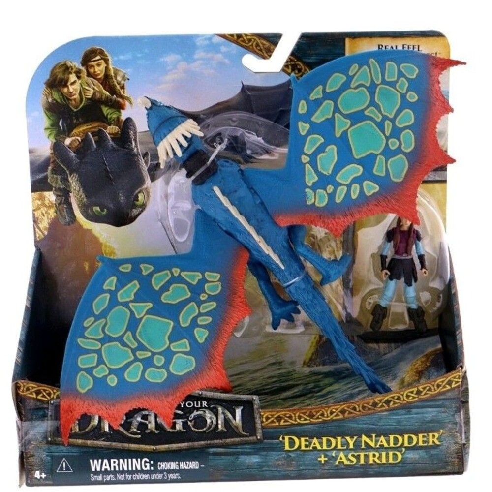 How to Train Your Dragon Deadly Nadder & Astrid Figure Set NEW